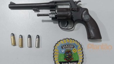 Fotos de Guarda municipal localiza arma e munições durante patrulhamento de rotina em Sarandí
