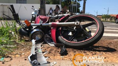 Fotos de Há uma semana do casamento noivos sofrem acidente de moto em Maringá