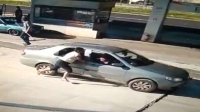 Fotos de Homem acelera carro e arrasta esposa grávida de 5 meses, em Iguatemi