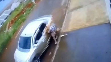 Fotos de Homem arrasta e passa com o carro por cima da ex-mulher em Sarandi