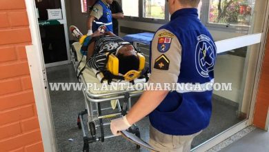 Fotos de Homem é agredido com pedrada na cabeça em Maringá