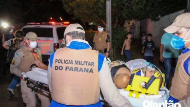 Fotos de Homem é baleado no pescoço durante atentado a tiros em Maringá