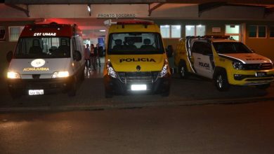Fotos de Homem é baleado depois de ameaçar policiais com foice, diz Polícia
