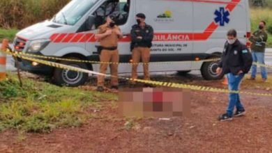 Fotos de Homem é encontrado morto às margens da rodovia PR-082