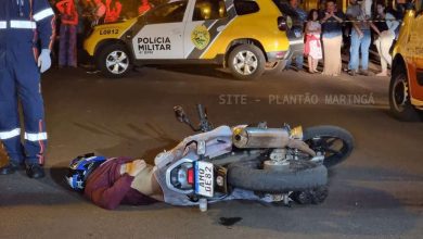 Fotos de Homem é executado enquanto andava de moto em Sarandi