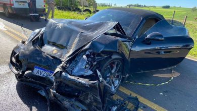 Fotos de Homem morre após colisão envolvendo Porsche e Gol na região de Maringá