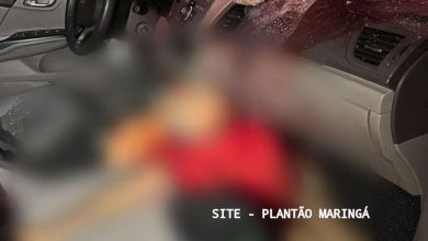 Fotos de Homem morre após ser atropelado e cair dentro do carro; o veículo envolvido no acidente é de Maringá