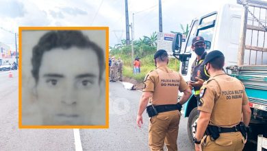Fotos de Homem morre após ser atropelado por caminhão em Maringá