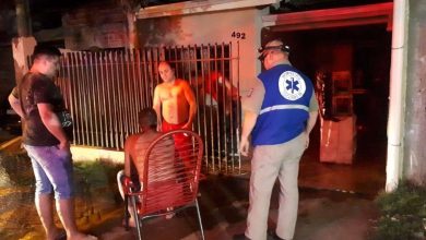Fotos de Homem sofre queimaduras ao tentar apagar incêndio dentro de casa em Maringá