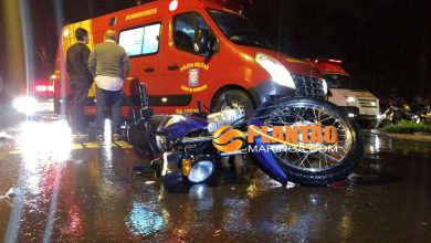 Fotos de Idoso morre ao ser atropelado por motociclista na faixa de pedestres em Maringá