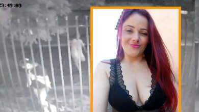 Fotos de Imagens de câmeras de segurança registra mulher sendo baleada em Sarandi