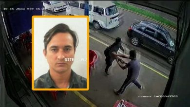 Fotos de Imagens mostram homem sendo morto a facadas em Maringá