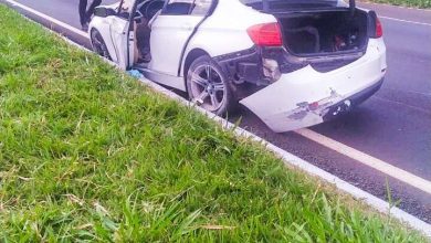 Fotos de Influenciador digital fica ferido após acidente na rodovia BR-376 em Maringá