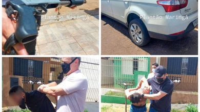 Fotos de Integrantes de facção criminosa responsável por homicídios em Maringá e Sarandi são detidos