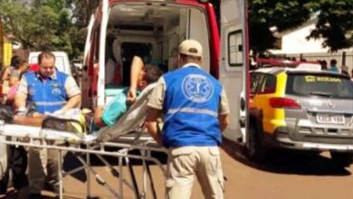 Fotos de Jovem é baleado em frente sua residência em Maringá