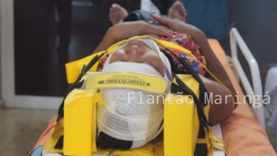 Fotos de Ladrão covarde bate cabeça de mulher de 48 anos contra parede para roubar R$ 40 reais em Maringá