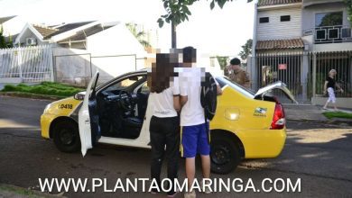 Fotos de Ladrões são presos após roubar adolescentes em Maringá; a mãe de um deles previu a prisão do filho