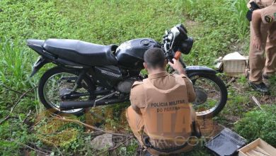 Fotos de Localizada moto envolvida em grave acidente em Maringá
