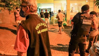 Fotos de Maringá; 30 estabelecimento foram fechados ou interditados por descumprimento dos decretos nesta sexta-feira