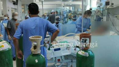 Fotos de Maringá; UPA zona sul fica sem oxigênio após baixa da pressão do oxigênio nos cilindros