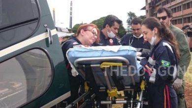 Fotos de Menino de 5 anos, picado por escorpião é transferido de helicóptero para Maringá