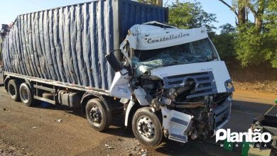 Fotos de Moradores de Sarandi sofrem ferimentos graves após acidente envolvendo três caminhões na rodovia PR-323