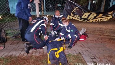 Fotos de Motociclista chega ficar inconsciente após atropelar vaca entre Marialva e Sarandi