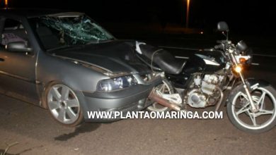 Fotos de Motoqueiro é arremessado após ser atingido por carro e sobrevive ao grave acidente