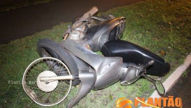 Fotos de Motociclista é entubado após sofrer ferimentos graves durante queda de moto em Maringá