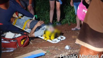 Fotos de Motociclista é socorrido em estado grave após grave acidente
