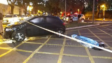 Fotos de Motociclista morre após batida com carro em cruzamento de Maringá