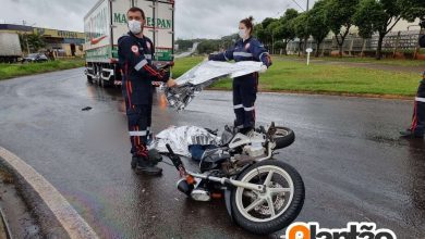 Fotos de Motociclista morre após cair debaixo de caminhão no contorno sul de Maringá