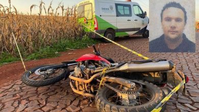 Fotos de Motociclista morre após queda de moto em estrada rural de Ivatuba