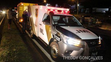 Fotos de Motociclista morre durante a madrugada na BR-376 em Maringá
