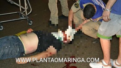 Fotos de Motociclista sofre ferimentos graves após atropelar cachorro em Maringá