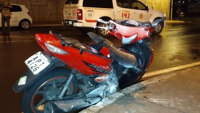 Fotos de Motociclista sofre ferimentos graves após bater em lateral de carro em Maringá