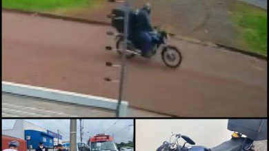 Fotos de Motociclista sofre ferimentos graves após bater em poste em Maringá