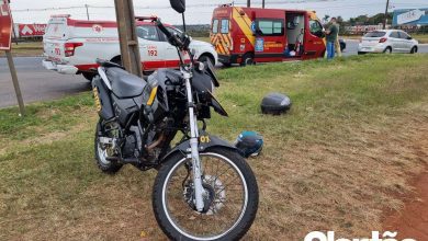 Fotos de Motociclista sofre ferimentos graves após cair em Maringá