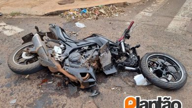 Fotos de Motociclista sofre ferimentos graves após colisão frontal com carro em Maringá