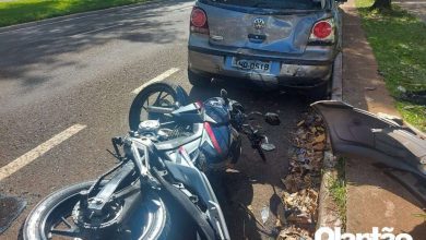 Fotos de Motoqueiro é atropelado por carro enquanto aguardava a esposa em frente ao upa-zona sul em Maringá