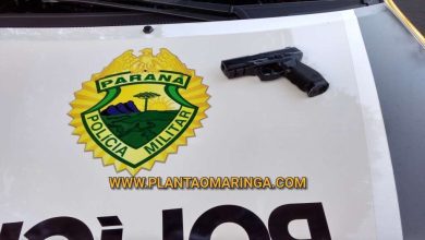 Fotos de Motorista aponta arma para o outro em briga de trânsito em Maringá