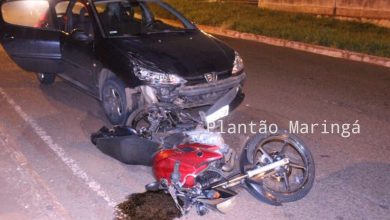 Fotos de Motorista bêbado, atropela casal de motociclista e arrasta moto por mais de 2 km em Maringá