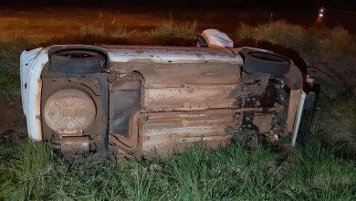 Fotos de Motorista curioso para ver acidente, causa outra colisão, em Mandaguaçu
