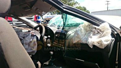 Fotos de Motorista fica ferido após bater na traseira de caminhão na BR-376 entre e Maringá e Iguatemi