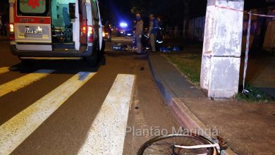 Fotos de Motorista mata ciclista e foge sem prestar socorro, em Maringá