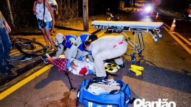 Fotos de Motorista na contramão atropela ciclista e foge sem prestar socorro em Maringá