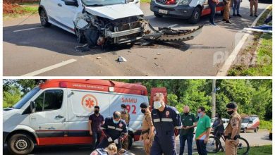 Fotos de Motorista perde controle de carro e causa grave acidente, em Maringá