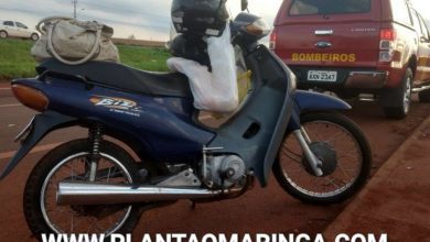 Fotos de Mulher fica gravemente ferida após queda de moto da marginal da PR-323 em Paiçandu