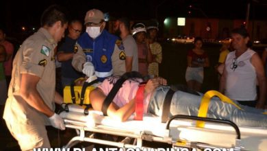 Fotos de Mulheres ficam feridas após acidente de moto em Maringá