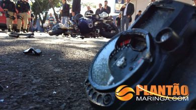 Fotos de Nasceu de novo; motociclista tem moto de alta cilindrada destruídas após acidente em Maringá